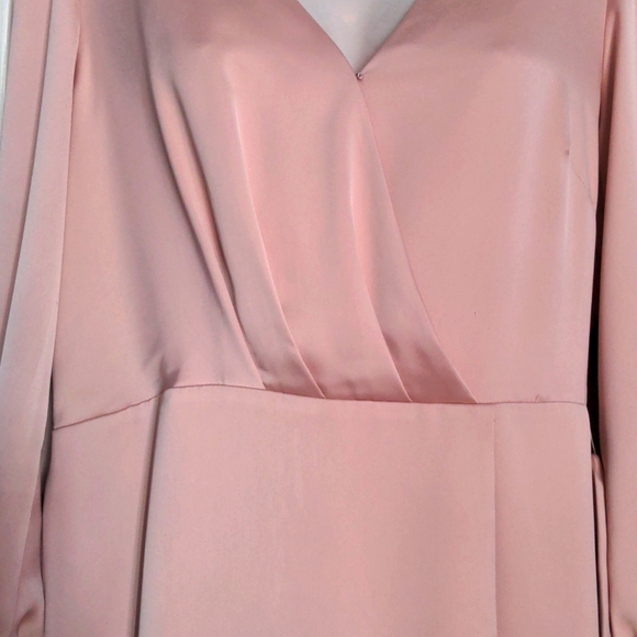 Adelyn Rae pink mauve long sleeve dress - Picture 5 of 9